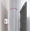 vidaXL - Wandhoofdbord - 204x3x90 - cm - massief - grenenhout - grijs