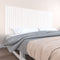 vidaXL - Wandhoofdbord - 204x3x90 - cm - massief - grenenhout - wit