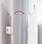 vidaXL - Wandhoofdbord - 204x3x90 - cm - massief - grenenhout - wit