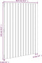 vidaXL - Wandhoofdbord - 82,5x3x110 - cm - massief - grenenhout - grijs