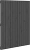 vidaXL - Wandhoofdbord - 82,5x3x110 - cm - massief - grenenhout - grijs