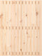 vidaXL - Wandhoofdbord - 82,5x3x110 - cm - massief - grenenhout