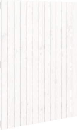 vidaXL - Wandhoofdbord - 82,5x3x110 - cm - massief - grenenhout - wit