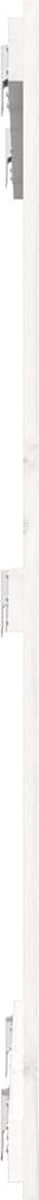 vidaXL - Wandhoofdbord - 82,5x3x110 - cm - massief - grenenhout - wit