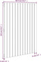 vidaXL - Wandhoofdbord - 82,5x3x110 - cm - massief - grenenhout - wit