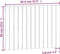 vidaXL - Wandhoofdbord - 82,5x3x60 - cm - massief - grenenhout - zwart