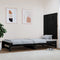 vidaXL - Wandhoofdbord - 82,5x3x90 - cm - massief - grenenhout - zwart
