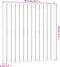vidaXL - Wandhoofdbord - 82,5x3x90 - cm - massief - grenenhout - zwart