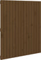 vidaXL - Wandhoofdbord - 95,5x3x110 - cm - massief - grenenhout - honingbruin