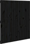 vidaXL - Wandhoofdbord - 95,5x3x110 - cm - massief - grenenhout - zwart