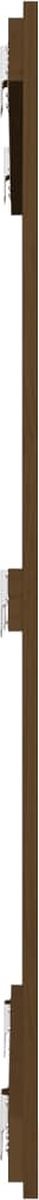 vidaXL - Wandhoofdbord - 95,5x3x110 - cm - massief - grenenhout - honingbruin