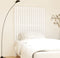 vidaXL - Wandhoofdbord - 95,5x3x110 - cm - massief - grenenhout - wit