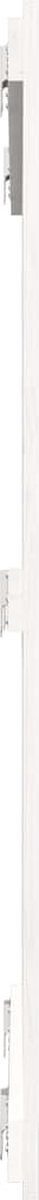 vidaXL - Wandhoofdbord - 95,5x3x110 - cm - massief - grenenhout - wit