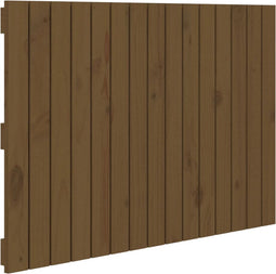 vidaXL - Wandhoofdbord - 95,5x3x60 - cm - massief - grenenhout - honingbruin