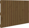vidaXL - Wandhoofdbord - 95,5x3x60 - cm - massief - grenenhout - honingbruin