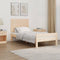vidaXL - Wandhoofdbord - 95,5x3x60 - cm - massief - grenenhout