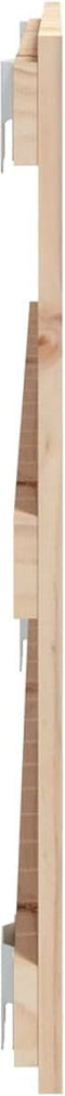 vidaXL - Wandhoofdbord - 95,5x3x60 - cm - massief - grenenhout