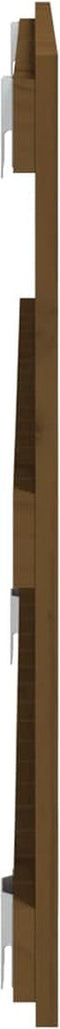 vidaXL - Wandhoofdbord - 95,5x3x60 - cm - massief - grenenhout - honingbruin