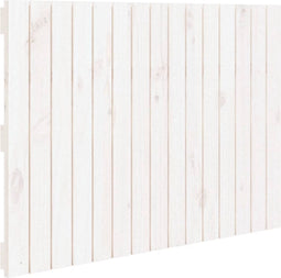vidaXL - Wandhoofdbord - 95,5x3x60 - cm - massief - grenenhout - wit