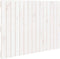 vidaXL - Wandhoofdbord - 95,5x3x60 - cm - massief - grenenhout - wit