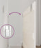 vidaXL - Wandhoofdbord - 95,5x3x60 - cm - massief - grenenhout - wit