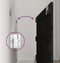 vidaXL - Wandhoofdbord - 95,5x3x60 - cm - massief - grenenhout - zwart