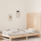 vidaXL - Wandhoofdbord - 95,5x3x90 - cm - massief - grenenhout