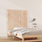 vidaXL - Wandhoofdbord - 95,5x3x90 - cm - massief - grenenhout