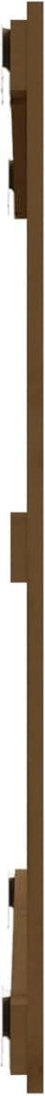 vidaXL - Wandhoofdbord - 95,5x3x90 - cm - massief - grenenhout - honingbruin