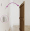 vidaXL - Wandhoofdbord - 95,5x3x90 - cm - massief - grenenhout - honingbruin