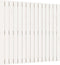 vidaXL - Wandhoofdbord - 95,5x3x90 - cm - massief - grenenhout - wit
