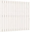vidaXL - Wandhoofdbord - 95,5x3x90 - cm - massief - grenenhout - wit