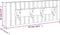 vidaXL - Wandkapstok - 42x8,5x14 - cm - massief - walnotenhout