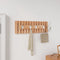 vidaXL - Wandkapstok - 42x8,5x14 - cm - massief - walnotenhout