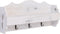 vidaXL - Wandkapstok - 50x10x23 - cm - hout - wit