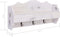 vidaXL - Wandkapstok - 50x10x23 - cm - hout - wit