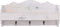 vidaXL - Wandkapstok - 50x10x23 - cm - hout - wit