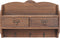 vidaXL - Wandkapstok - 50x10x30 - cm - hout - wit