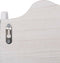 vidaXL - Wandkapstok - 50x10x30 - cm - hout - wit