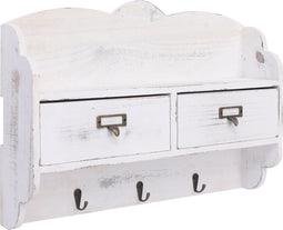 vidaXL-Wandkapstok-50x10x34-cm-hout-wit