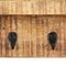 vidaXL - Wandkapstok - 60x15x20 - cm - massief - ruw - mangohout