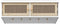 vidaXL - Wandkapstok - bewerkt - hout - en - natuurlijk - rattan - wit