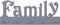 vidaXL - Wandkapstok - FAMILY - 74x29,5 - cm - grijs