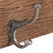 vidaXL - Wandkapstok - met - 5 - haken - 100x2,5x15 - cm - massief - gerecycled - hout