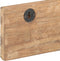 vidaXL - Wandkapstok - met - 5 - haken - 100x2,5x15 - cm - massief - gerecycled - hout