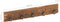 vidaXL - Wandkapstok - met - 5 - haken - 100x2,5x15 - cm - massief - gerecycled - hout