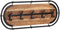 vidaXL - Wandkapstok - met - 5 - haken - massief - acaciahout