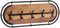 vidaXL - Wandkapstok - met - 5 - haken - massief - acaciahout