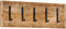 vidaXL - Wandkapstok - met - 5 - haken - massief - mangohout