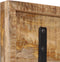 vidaXL - Wandkapstok - met - 5 - haken - massief - mangohout